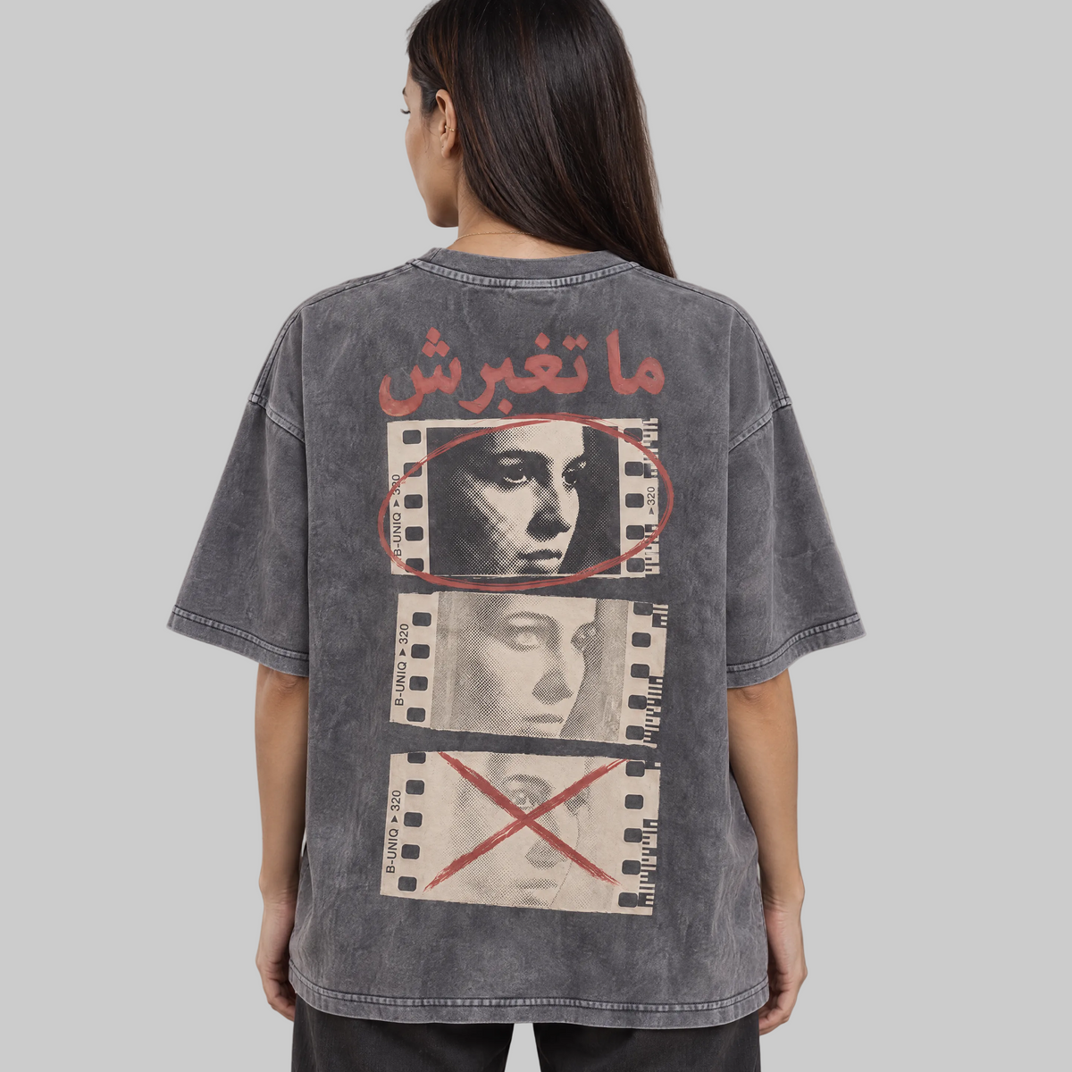 PLANCHE CONTACT — Washed Grey Tee